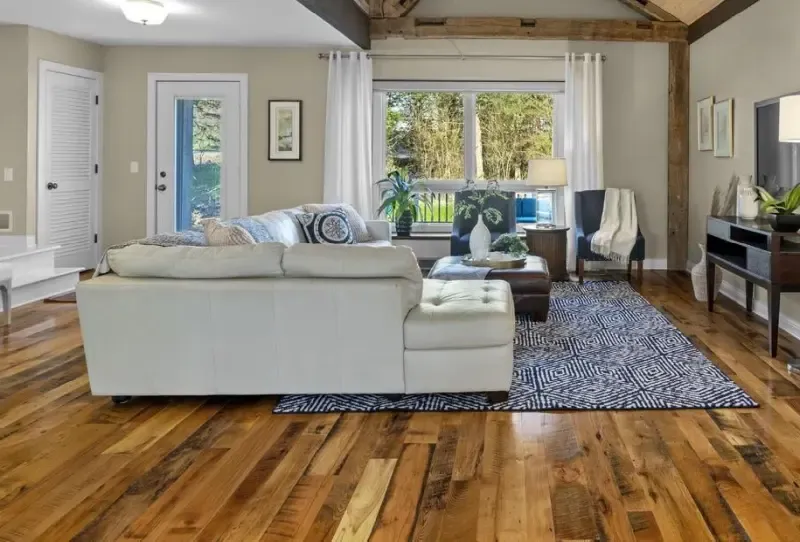 Reclaimed wood flooring